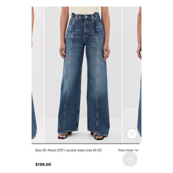 Reformation Cary Highrise Slouchy Wide Leg Jeans - Picture 5 of 11